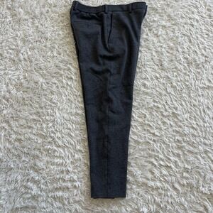 J.Crew Men's Elastic Waist Dress Pants Polyester Medium M 32-34" Waist Gray